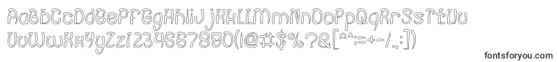 Шрифт FISH BONE Hollow – надписи красивыми шрифтами