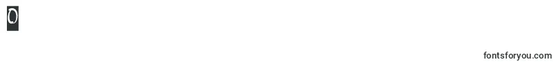 FISH BONE Inverse Font – Fonts for Digit 0