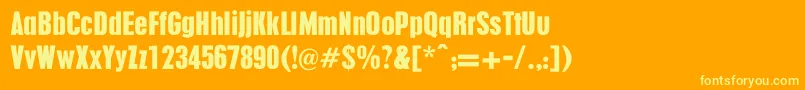 Más sobre la fuente Dsholzschrift fuente Dsholzschrift – Fuentes Amarillas Sobre Fondo Naranja