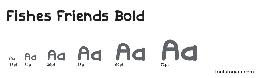 Fishes Friends Bold Font Sizes