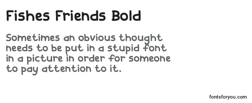 Review of the Fishes Friends Bold Font