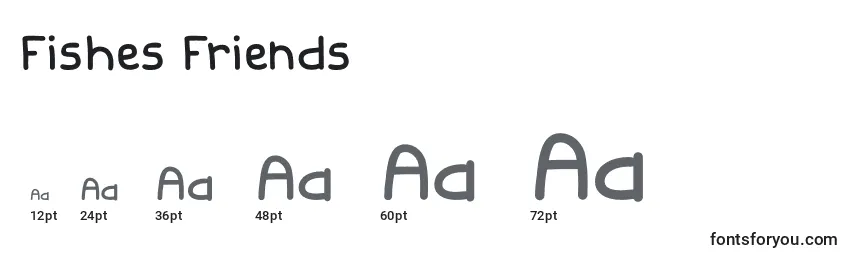 Fishes Friends Font Sizes