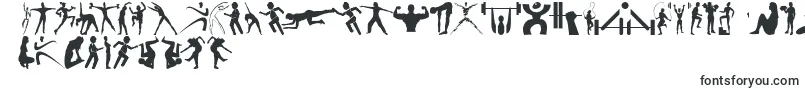 Police FitnessSilhouettes – Polices Microsoft PowerPoint