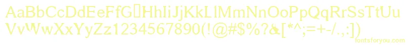 Шрифт fkr area51life – жёлтые шрифты