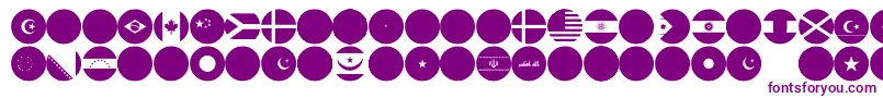 flags world color Font – Purple Fonts