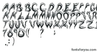 flaming tears font – cold Fonts