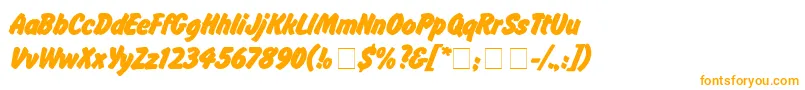 Подробнее о шрифте flash Шрифт flash – оранжевые шрифты