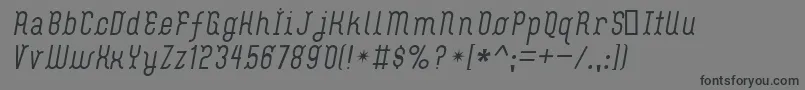 FlashBoy Font – Black Fonts on Gray Background
