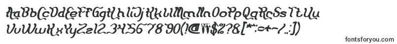 Flattered Bold Italic-Schriftart – Schriften für Adobe Premiere Pro