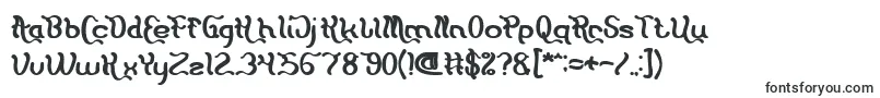 Flattered Bold-fontti – Kirjoituksille fontit