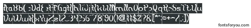 Flattered Inverse Font – OTF Fonts