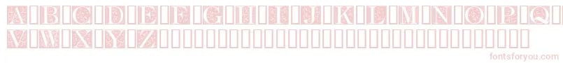 FleurCornerCaps Font – Pink Fonts