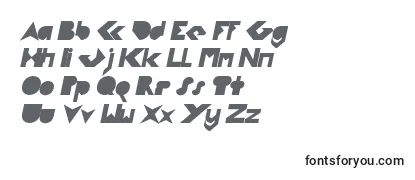 フォントFLIGHT STEWARDESS Bold Italic