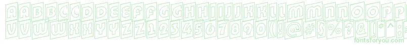 BighaustitulcmupotlRegular Font – Green Fonts on White Background