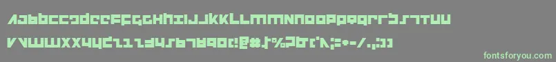 flightcorps Font – Green Fonts on Gray Background