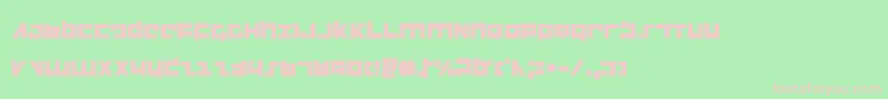 flightcorps Font – Pink Fonts on Green Background