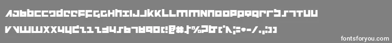 flightcorps Font – White Fonts on Gray Background