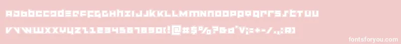 flightcorpsacad Font – White Fonts on Pink Background