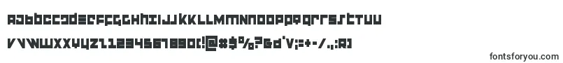 Шрифт flightcorpscond – заполненные шрифты