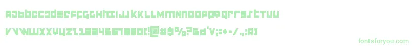 flightcorpscond Font – Green Fonts on White Background