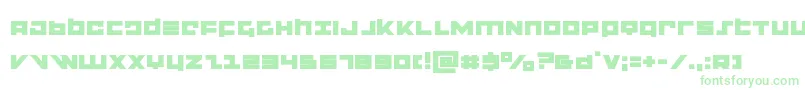 flightcorpsexpand Font – Green Fonts on White Background