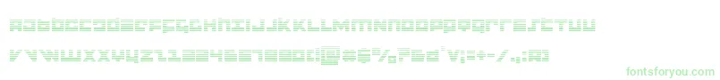 flightcorpsgrad-Schriftart – Grüne Schriften