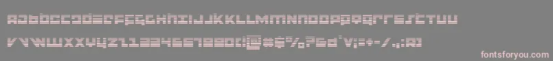 flightcorpsgrad Font – Pink Fonts on Gray Background