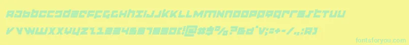 fuente flightcorpsital – Fuentes Verdes Sobre Fondo Amarillo