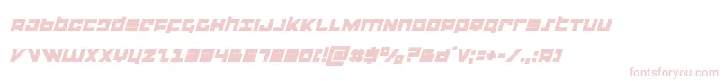flightcorpsital Font – Pink Fonts on White Background