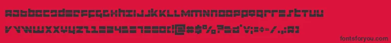 flightcorpslaser Font – Black Fonts on Red Background