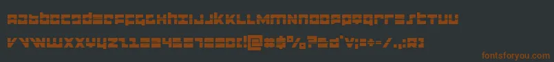More about flightcorpslaser Font flightcorpslaser Font – Brown Fonts on Black Background