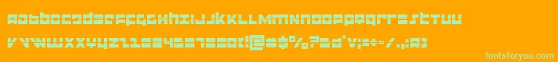 Подробнее о шрифте flightcorpslaser Шрифт flightcorpslaser – зелёные шрифты на оранжевом фоне
