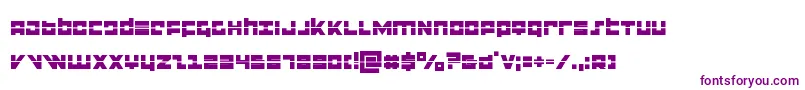 flightcorpslaser Font – Purple Fonts on White Background