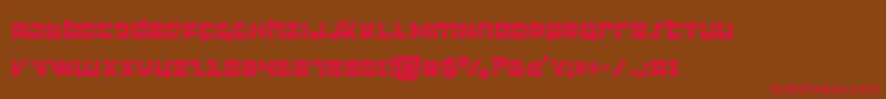 flightcorpslaser Font – Red Fonts on Brown Background