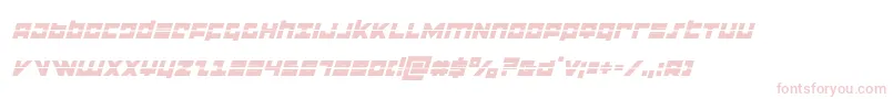 flightcorpslaserital Font – Pink Fonts on White Background