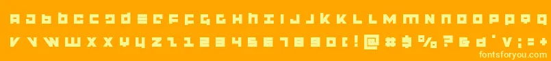 flightcorpstitleフォントについての詳細 フォントflightcorpstitle – オレンジの背景に黄色の文字