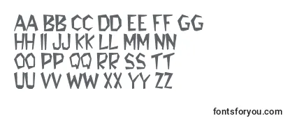 Обзор шрифта Flintstone
