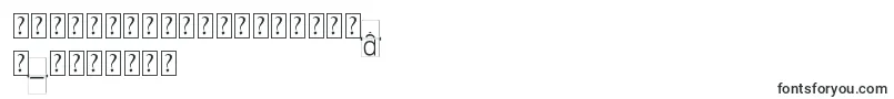 FLIPclockwhite-Schriftart – hebräische Schriften