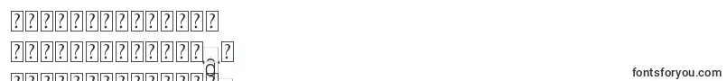 FLIPclockwhite Font – Thai Fonts