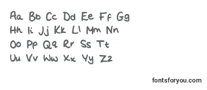 Przegląd czcionki Flo  s Handwriting