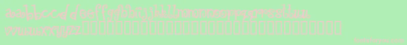 Floozy   Font – Pink Fonts on Green Background