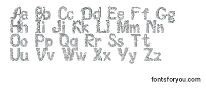 Обзор шрифта Florabet