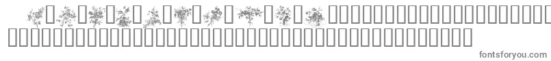 FLORALS1 Font – Gray Fonts