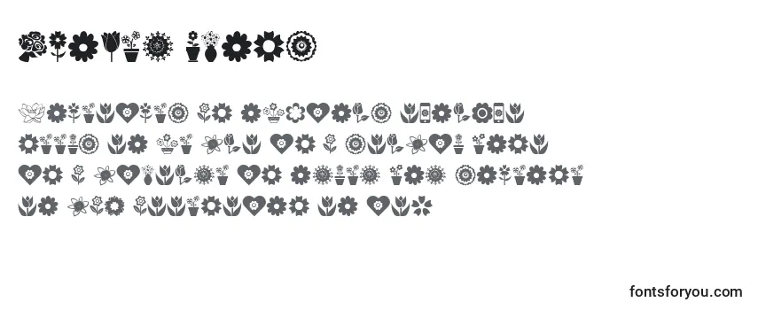 Flower Icons Font