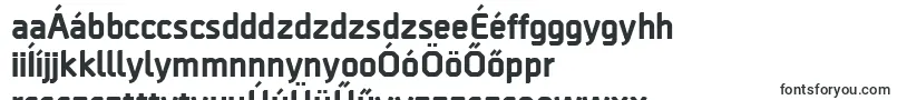 BordaExtrabold-fontti – unkarilaiset fontit