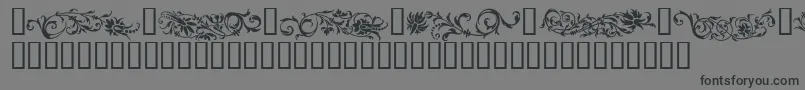 FLOWO    Font – Black Fonts on Gray Background