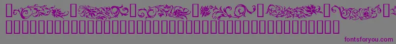 FLOWO    Font – Purple Fonts on Gray Background