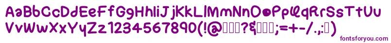 Flubber Font – Purple Fonts