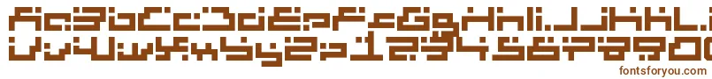 Шрифт fluctuate prediction – коричневые шрифты на белом фоне