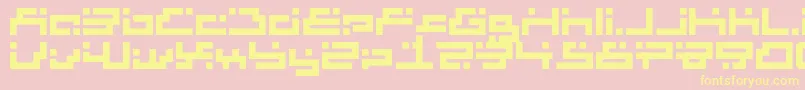 fluctuate prediction Font – Yellow Fonts on Pink Background